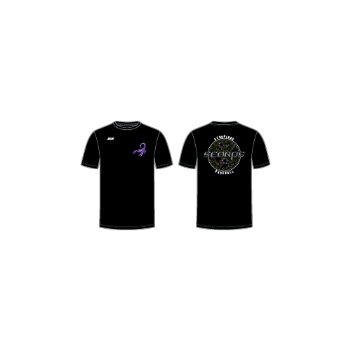 Mens SS Tri Blend - Floral - Black