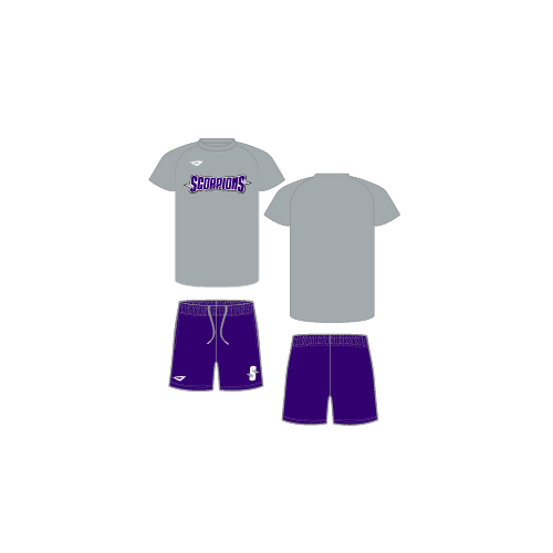 Scorpions Ocala Youth Sublimated Practice Set - Grey/Purple