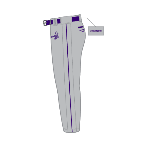 Sublimated Uniform Pant - Grey